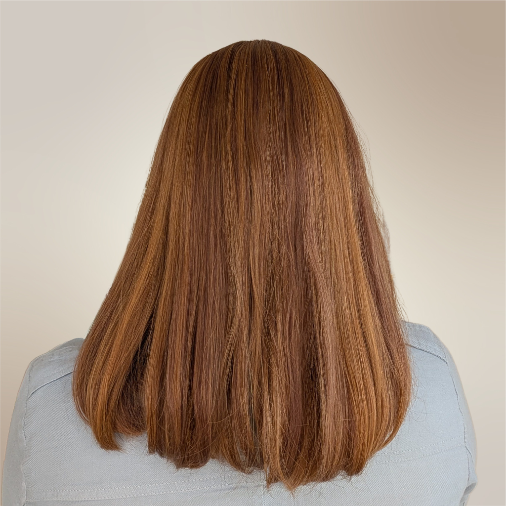 Medical Gripper Wig | Human Hair | Red