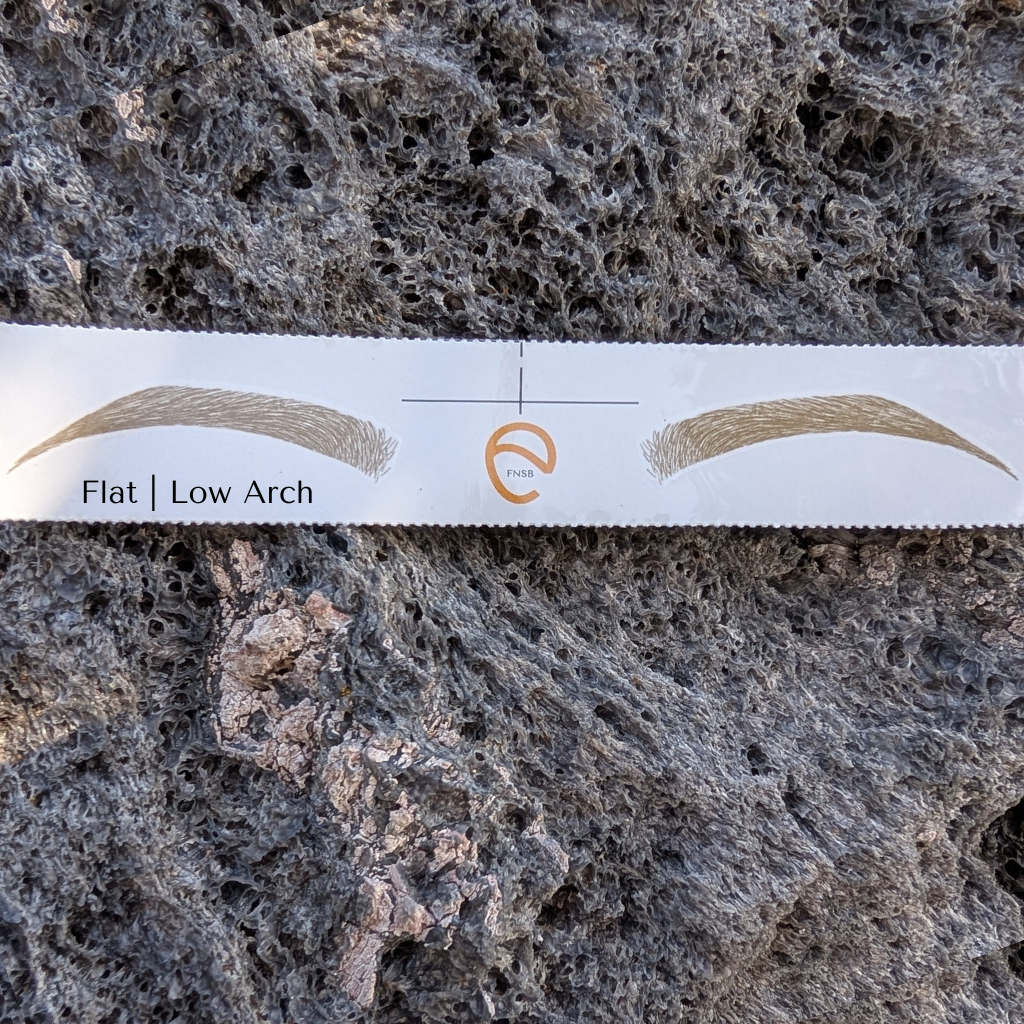 Temporary Eyebrow Tattoos Flat Arch Blonde