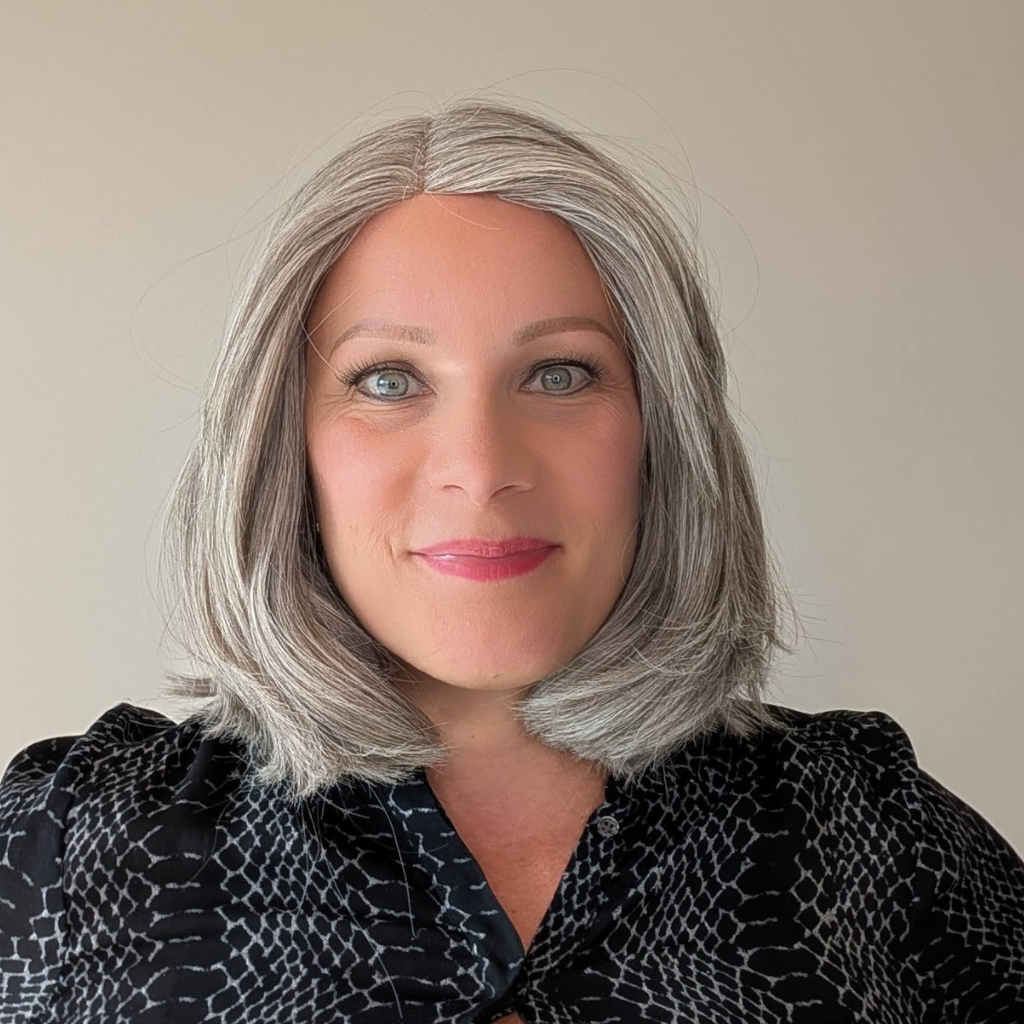 Medical Gripper Wig  | Luxury Synthetic | Light Grey