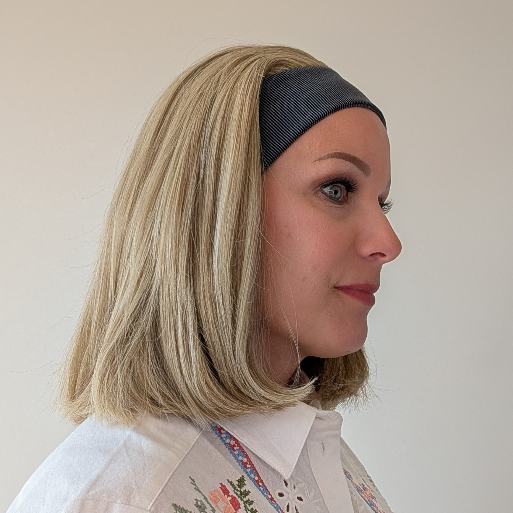 Natural Blonde Bob Headband Wig