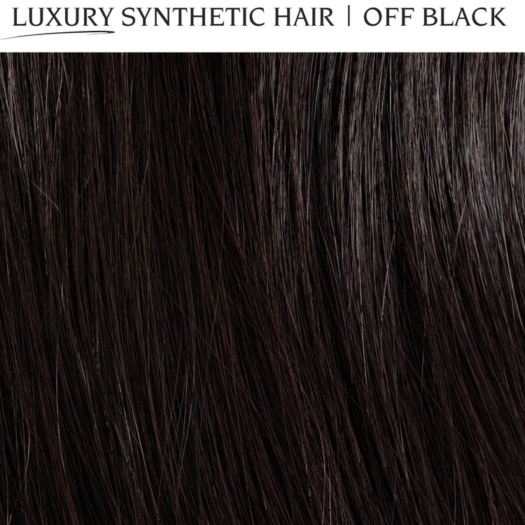 off black luxury synthetic wig