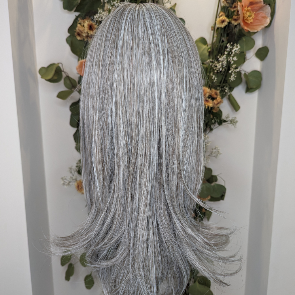 light grey wig