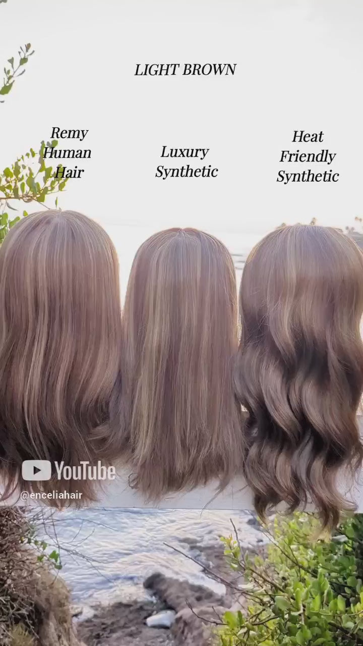 light brown color collection by Encelia Hair