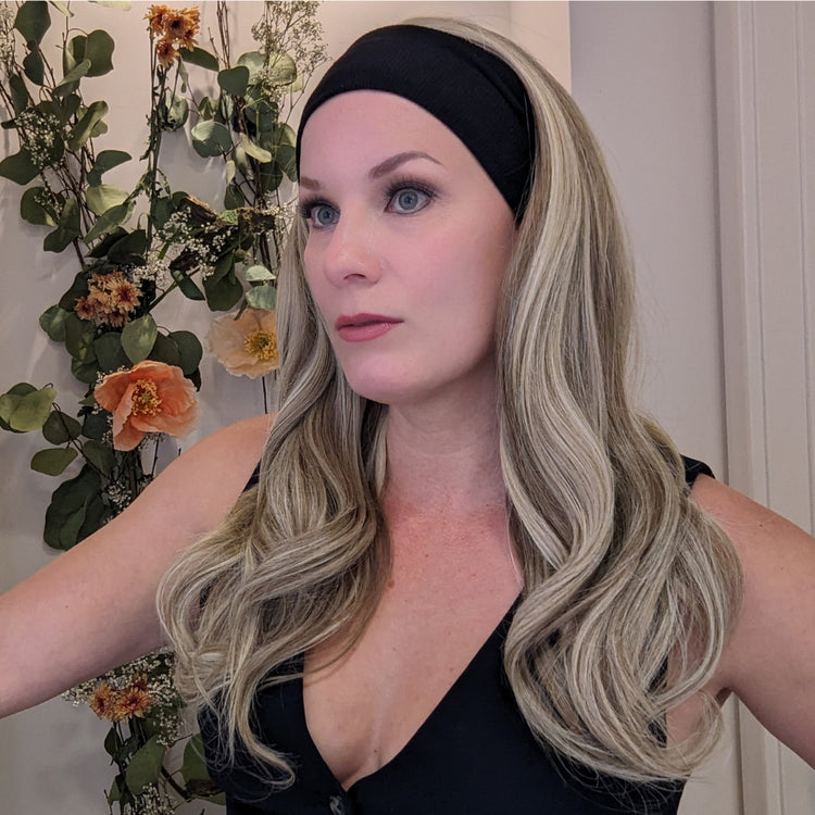 synthetic headband wig